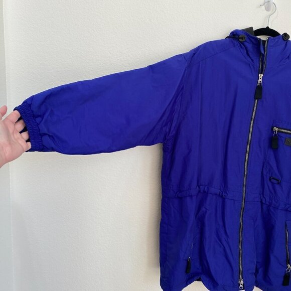 VINTAGE Eddie Bauer Ebtek Thinsulate Hooded Winter Snow Ski Jacket Rain Coat - Picture 3 of 11